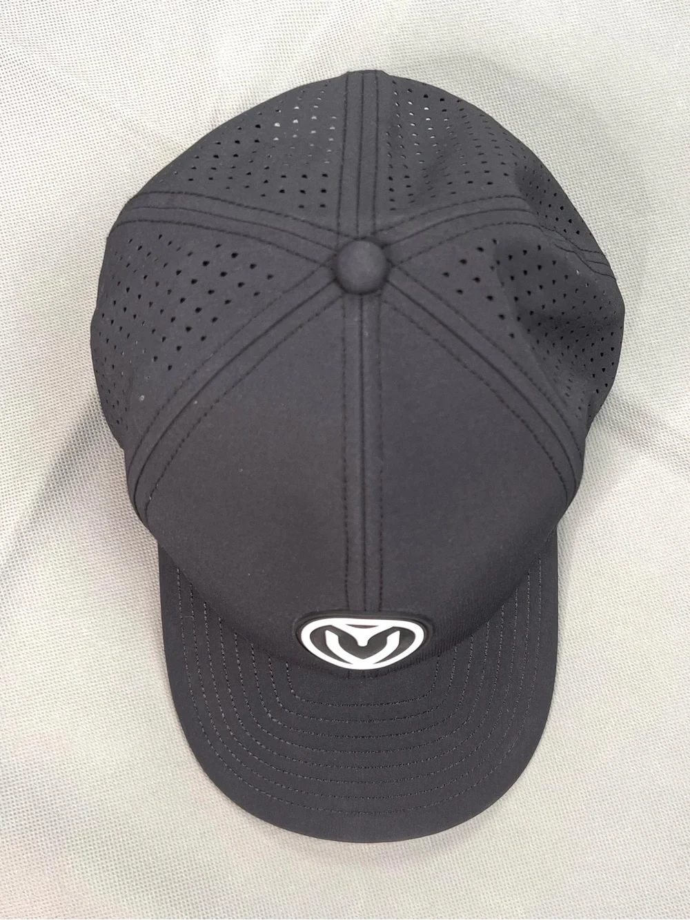 Melin x Vessel Golf Hat A-Game Hydro Snapback Cap Black Classic Fit